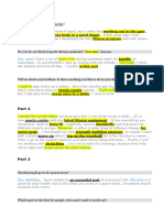 Speaking Task For IELTS