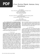 A Low Radar Cross Section Dipole Antenna Array Simulation: G.G. Machado