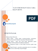 Ketentuan Umum Dan Tata Cara Perpajakan (KUP) - Bab1