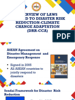 Overview of Law Related To DRR-CCA