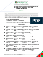 Subiect Comper Mate Etapa Nationala 2022-2023 Clasa V