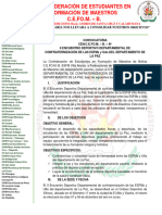 Convocatoria Evento Deportivo Departamental