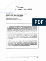 L'europe Et L'afrique, D'un Berlin À L'autre 1985-1989