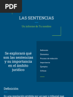 Las Sentencias