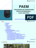 Paem Programa de Absentismo Escolar Municipal 2023 2024 Web