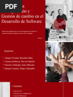 Gestión de Cambios en Desarrollo de Software