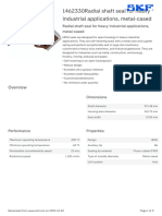 SKF 1462330radial Shaft Seal For Heavy Industrial Applications, Metal-Cased Specification