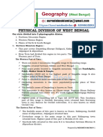 Physical Division of West Bengal