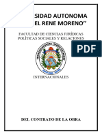 Contrato de La Obra OFICIAL