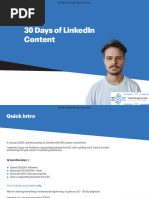 30 Days of Proven LinkedIn Templates + Bonuses