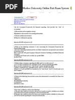 DMU ACFN Model Exam