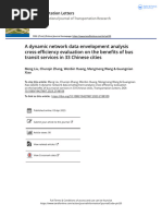 A Dynamic Network Data Envelopment Analysis Cross-Efficiency Evaluation On The Benefits of Bus