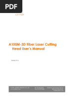 A100M 3D Fiber Laser Cutting Head Users Manual