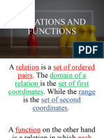 Relations and Functions