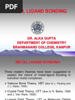 Metal L Bonding Dr. Alka Gupta