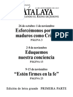 Esforc Emonos Por Ser Maduros Como Cristo: 26 de Octubre-1 de Noviembre