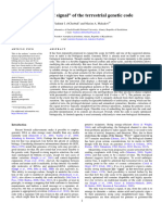 The "Wow! Signal" of The Terrestrial Genetic Code: Vladimir I. Shcherbak and Maxim A. Makukov