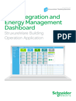 PMS Integration and Energy Management Dashboard - StruxureWare Building Operation - Specification Sheet