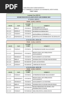 BMS 2023-24 Round 2 SE I III and V Examination Time Table December 2023