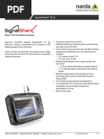 Datasheet SignalShark 3310 Handheld