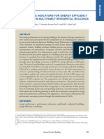 Performance Indicators For Energy Efficiency Retrofitting in Multifamily Residential Buildings