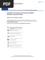 Evaluation of Ancestry From Human Skeletal Remains A Concise Review