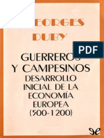 Guerreros y Campesinos-Georges Duby