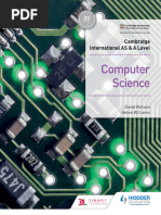 Cambridge International As and A Levels Computer Science (David Watson, Helen Williams)