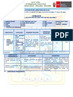 ACTIVIDAD DE APRENDIZAJE No 004 Tercer Grado Sec