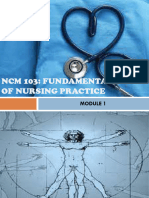 NCM 103 - Fundamentals of Nursing Practice M1 (PPT Notes)