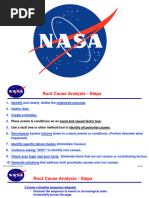 Root Cause Analysis (NASA)