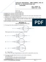 Science Class X Sample Paper Test 01 For Board Exam 2024 Answers