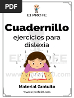 Cuadernillo Ejercicios para Dislexia Elprofe20