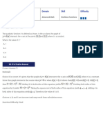 Digital SAT Suite Question Bank - Advanced Math - Hard - Answers