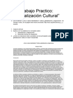 Trabajo Practico - "Globalización Cultural"