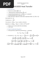 Heat Transfer Notes