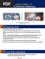 LectureNote 01-2 IPv6Addresses