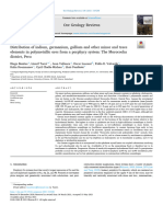 Distribution of Indium Germanium Gallium and Other Minor and 2021 Ore Geo