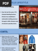 Wills Lifestyle: ITC's Lifestyle Retailing