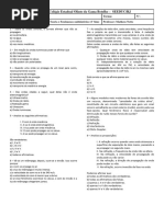 Lista de Exercícios - Teoria e Fenômenos Ondulatórios