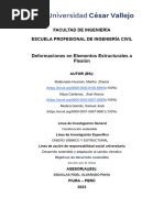 Deformaciones en Elementos Estructurales A Flexión - RESISTENSIA de MATERIALES