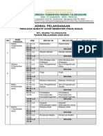 Jadwal PAS Ganjil MTs