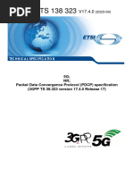 ETSI TS 138 323: 5G NR Packet Data Convergence Protocol (PDCP) Specification (3GPP TS 38.323 Version 17.4.0 Release 17)