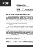 PDF Medida Cautelar en Forma de Embargo de Inmueble Sin Inscripcion Registral de Norma Yolanda Quijada Fernandez - Compress