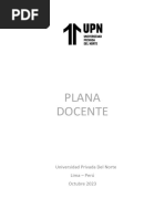 Plana Docente