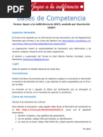 Bases de Competencia Jaque A La Indiferencia