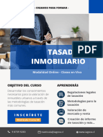 Folleto Tasador Inmobiliario - Online Dcto