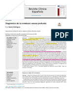 Diagnostico de La Trombosis Venosa Profunda - 2020 - Revista CL Nica Espa Ola