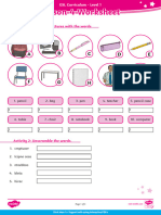 Lesson 4 - Level 1 Interactive Worskheet