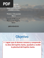 Lección 4 - Persona Y Plenitud Del Espíritu Santo